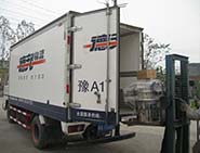超聲波發(fā)貨現場