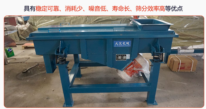 具有穩(wěn)定可靠、消耗少、噪音低、壽命長、振型穩(wěn)、篩分效率高等優(yōu)點